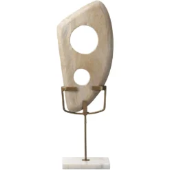 Hepalith Object White Washed Wood Table Object