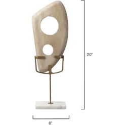 Hepalith Object White Washed Wood Table Object -Home Decorate Shop 7hepa whwd 5