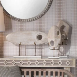 Hepalith Object White Washed Wood Table Object -Home Decorate Shop 7hepa whwd 8