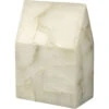Tall House Alabaster Decorative Object