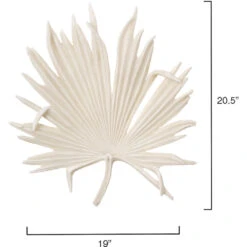 Island Leaf Off White Table Object -Home Decorate Shop 7isla mdwh 5