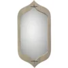 Jasmine 36 X 18 Inch Grey Washed Wood & Antique Silver Mirror