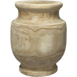 Laguna 17.75 X 13.5 Inch Wooden Vase