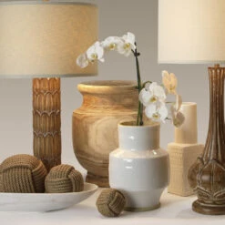 Laguna 17.75 X 13.5 Inch Wooden Vase -Home Decorate Shop 7lagu vawd 8