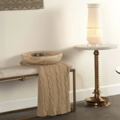 Laurel 20.5 X 4.5 Inch Wooden Bowl -Home Decorate Shop 7laur lgwd 2