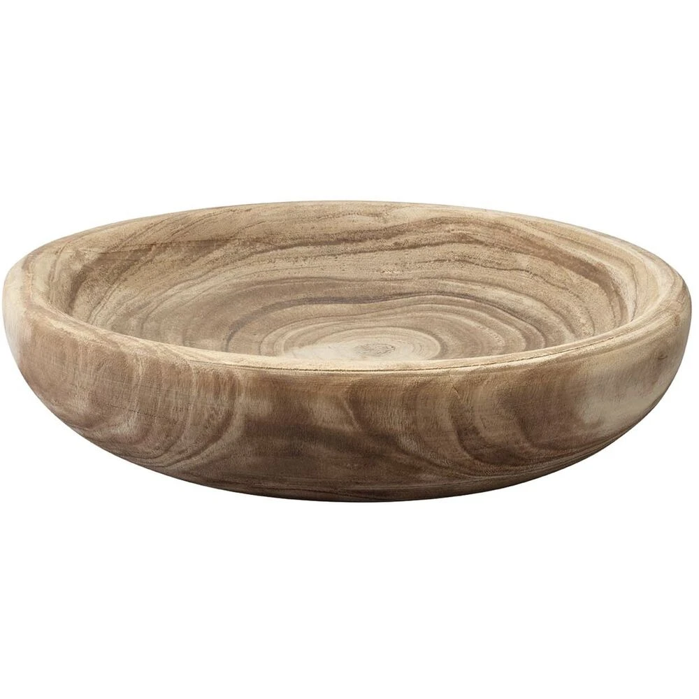 Laurel 17 X 4.5 Inch Wooden Bowl 1 Laurel 17 X 4.5 Inch Wooden Bowl