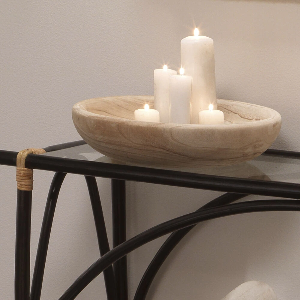 Laurel 17 X 4.5 Inch Wooden Bowl 6 Laurel 17 X 4.5 Inch Wooden Bowl - Image 6