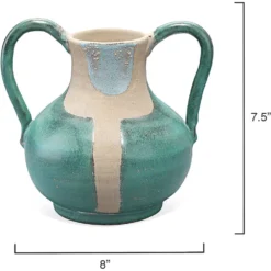 Maye Two Handled 8 X 8 Inch Vessel -Home Decorate Shop 7maye veaq 5