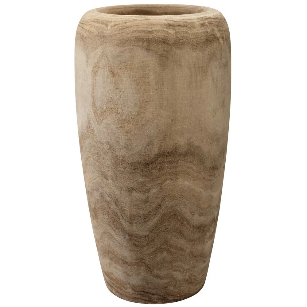 Ojai 17 X 7 Inch Wooden Vase 1 Ojai 17 X 7 Inch Wooden Vase