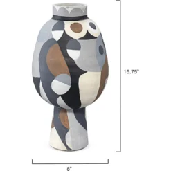 Pablo 15.5 X 8 Inch Vase -Home Decorate Shop 7pabl mdne 2