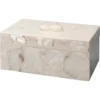Parthenon 12 X 8 Inch Pearl Resin & Clear Mica Box