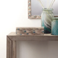 Plume 17.25 Inch White Box -Home Decorate Shop 7plum rcbxwh 6