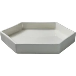 Porto White Ceramic Tray