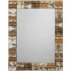 Ranch Dressing 36 X 28 Inch Natural Faux Horn Mirror