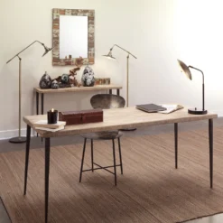 Ranch Dressing 36 X 28 Inch Natural Faux Horn Mirror -Home Decorate Shop 7rect mdfho 2