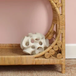 Ribbon White Decorative Sphere -Home Decorate Shop 7ribb spwh 7