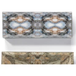 Rorschach 17 X 7 Inch Indigo Blue Lacquer Long Box 12 Rorschach 17 X 7 Inch Indigo Blue Lacquer Long Box -Home Decorate Shop 7rors lobxin 16