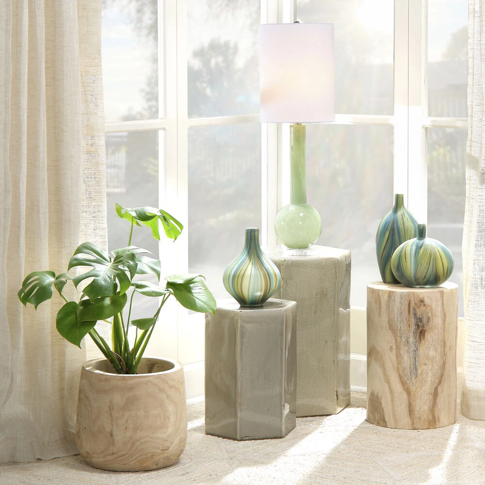 Stream 12 X 7 Inch Vessels, Set Of 3 2 Stream 12 X 7 Inch Vessels, Set Of 3 - Image 2