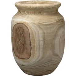 Topanga 22 X 16 Inch Wooden Vase