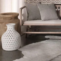 Topanga 22 X 16 Inch Wooden Vase -Home Decorate Shop 7topa vawd 2