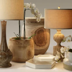 Topanga 22 X 16 Inch Wooden Vase -Home Decorate Shop 7topa vawd 3