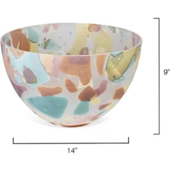 Watercolor 14 X 9 Inch Bowl -Home Decorate Shop 7wate lgmc 2