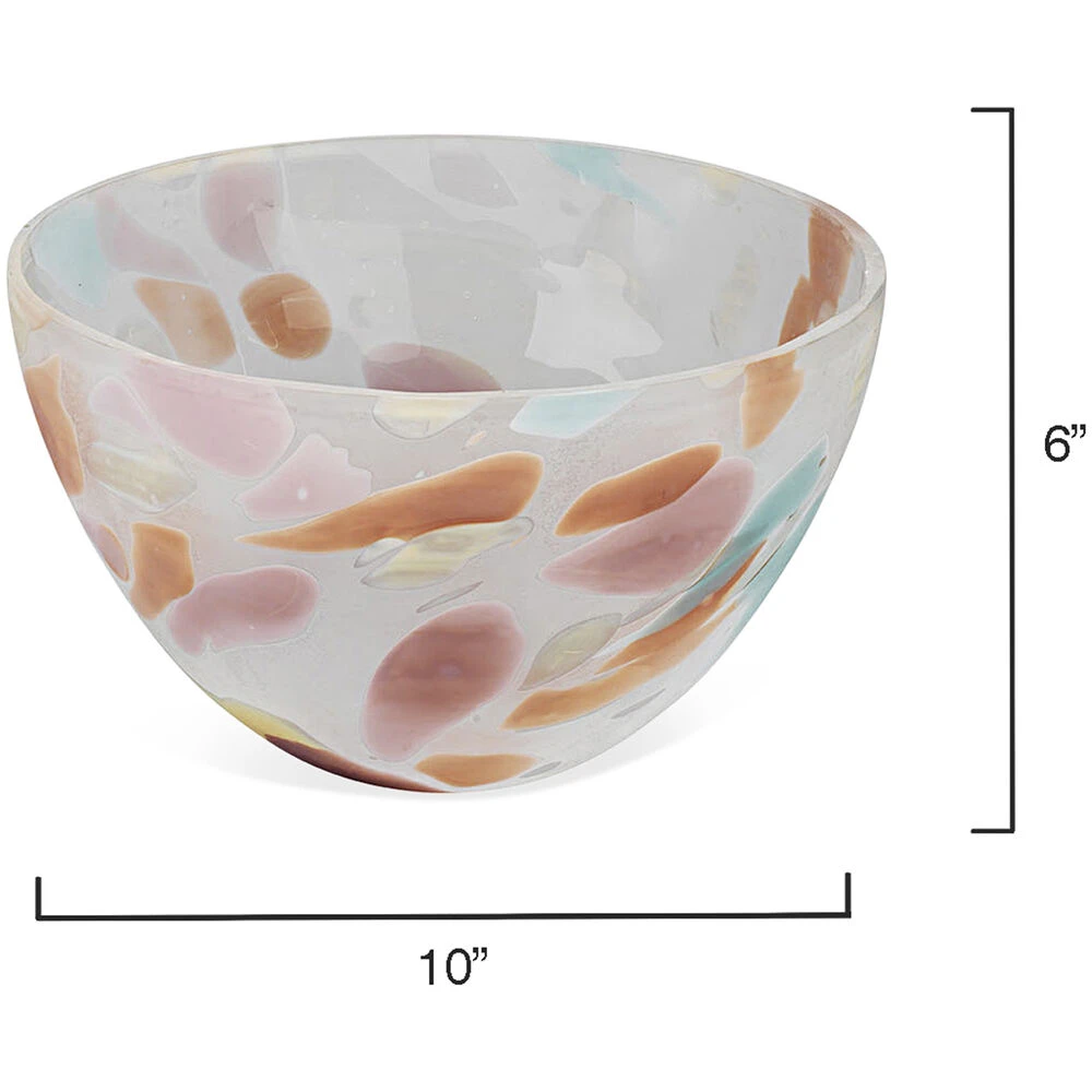 Watercolor 10 X 6 Inch Bowl 3 Watercolor 10 X 6 Inch Bowl - Image 3