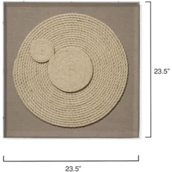 Barbados Natural Wall Art, Small -Home Decorate Shop 8barb smwawh 2