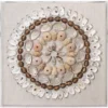 Bondi Acrylic Off White / Brown / Light Pink Shells Wall Art