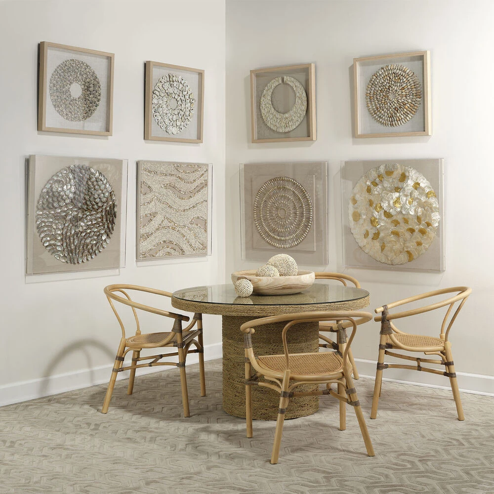 Waiki Off White Shell Wall Art 5 Waiki Off White Shell Wall Art - Image 5