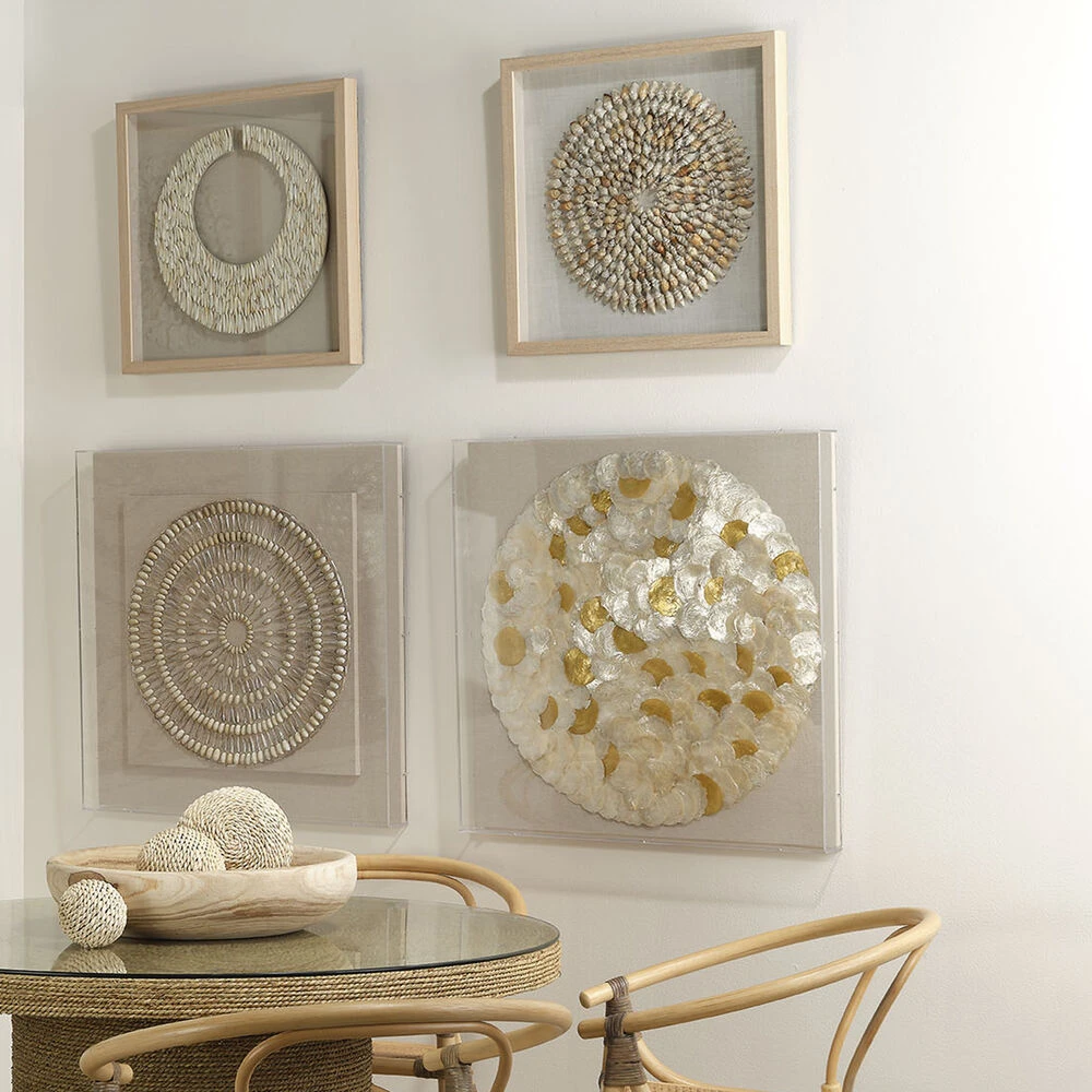 Waiki Off White Shell Wall Art 7 Waiki Off White Shell Wall Art - Image 7