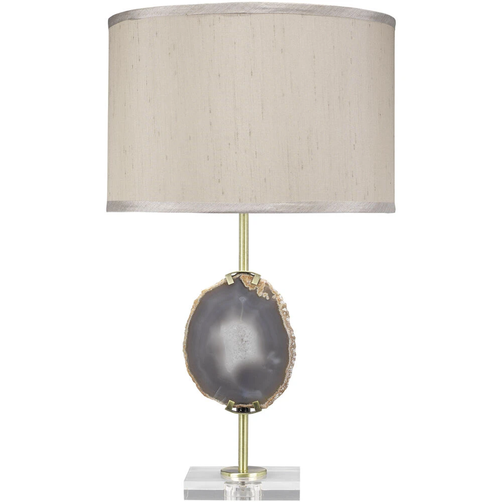 Agate 25.5 Inch 100.00 Watt Natural Lavendar Agate & Antique Brass Table Lamp Portable Light 1 Agate 25.5 Inch 100.00 Watt Natural Lavendar Agate & Antique Brass Table Lamp Portable Light