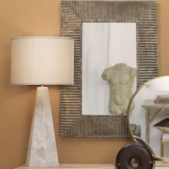 Borealis 37 Inch 150.00 Watt Alabaster Table Lamp Portable Light, Hexagon -Home Decorate Shop 9borehexalab 8