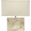 Borealis 24 Inch 150.00 Watt White Table Lamp Portable Light