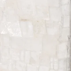 Caesar 27 Inch 100.00 Watt White & Gold Leaf Table Lamp Portable Light -Home Decorate Shop 9caesartlwhg close up