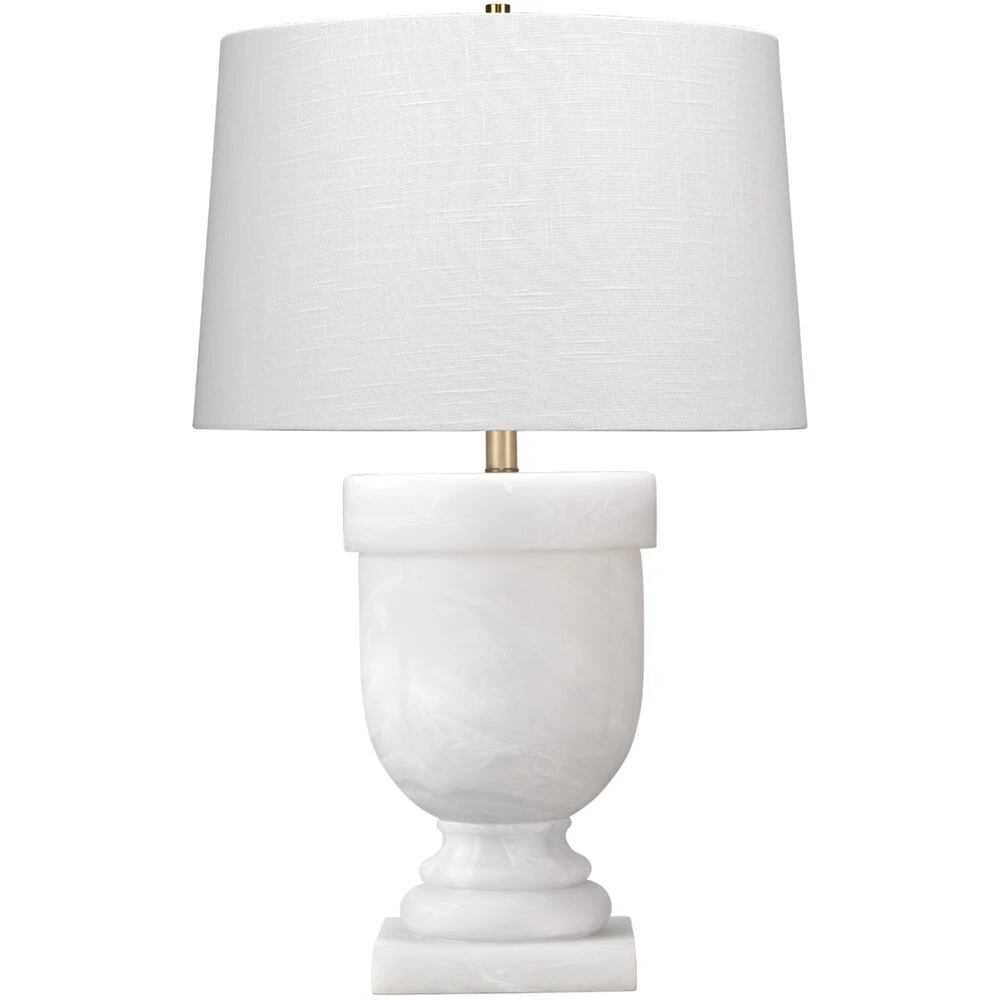 Carnegie 35 Inch 60.00 Watt White Faux Alabaster Table Lamp Portable Light 1 Carnegie 35 Inch 60.00 Watt White Faux Alabaster Table Lamp Portable Light