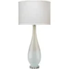 Dewdrop 35 Inch 150.00 Watt Sky Blue Glass Table Lamp Portable Light