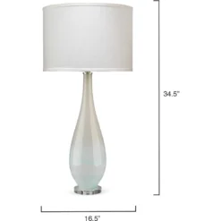 Dewdrop 35 Inch 150.00 Watt Sky Blue Glass Table Lamp Portable Light 5 Dewdrop 35 Inch 150.00 Watt Sky Blue Glass Table Lamp Portable Light -Home Decorate Shop 9dewdblc131c 5