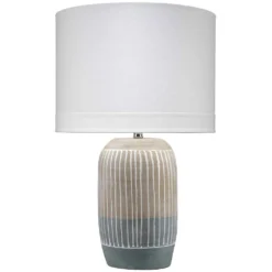 Flagstaff 30 Inch 150.00 Watt Natural & Slate Table Lamp Portable Light