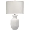 Gilbert 27 Inch 100.00 Watt Textured Matte White Table Lamp Portable Light