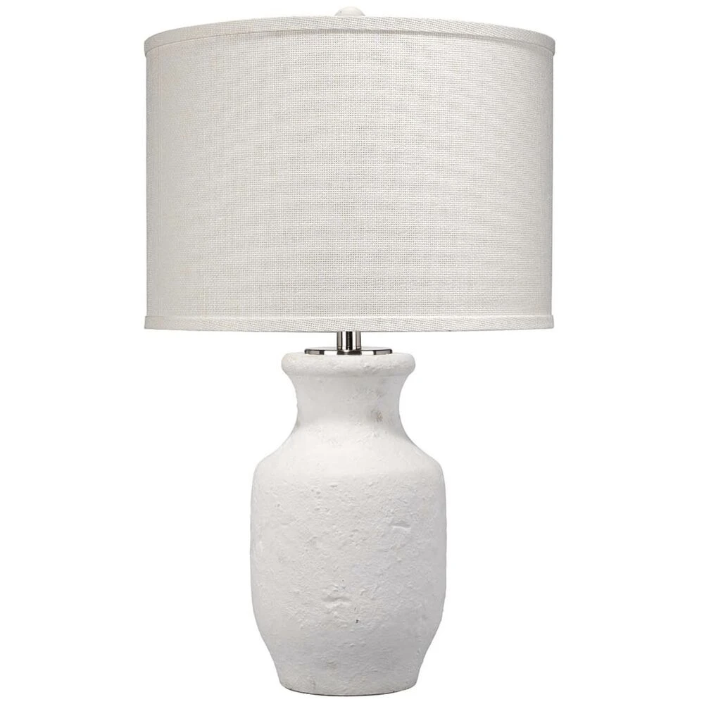 Gilbert 27 Inch 100.00 Watt Textured Matte White Table Lamp Portable Light 1 Gilbert 27 Inch 100.00 Watt Textured Matte White Table Lamp Portable Light