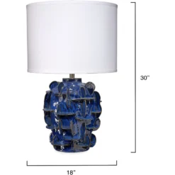 Helios 30.5 Inch 150.00 Watt Cobalt Blue Table Lamp Portable Light 7 Helios 30.5 Inch 150.00 Watt Cobalt Blue Table Lamp Portable Light -Home Decorate Shop 9heliostlco 2