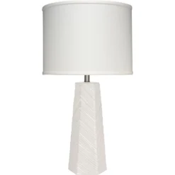 High Rise 32 Inch 150.00 Watt Cream Table Lamp Portable Light