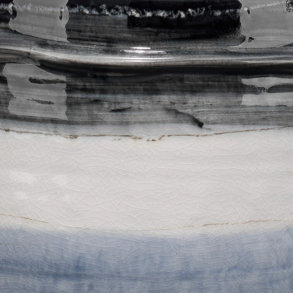 Horizon Striped 32 Inch 150.00 Watt Grey / Black / White Ceramic Table Lamp Portable Light 2 Horizon Striped 32 Inch 150.00 Watt Grey / Black / White Ceramic Table Lamp Portable Light - Image 2