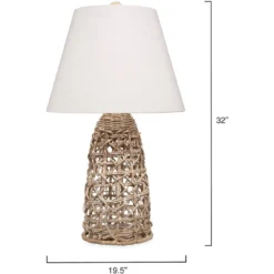 Kauai 32 Inch 60.00 Watt Natural Table Lamp Portable Light -Home Decorate Shop 9kauitlna 2