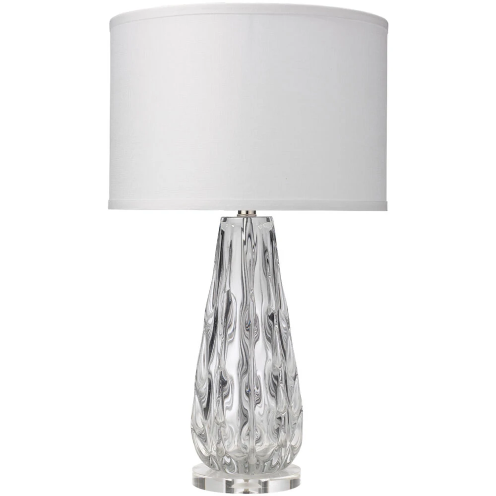 Laurel 26 Inch 150.00 Watt Clear Glass Table Lamp Portable Light 1 Laurel 26 Inch 150.00 Watt Clear Glass Table Lamp Portable Light