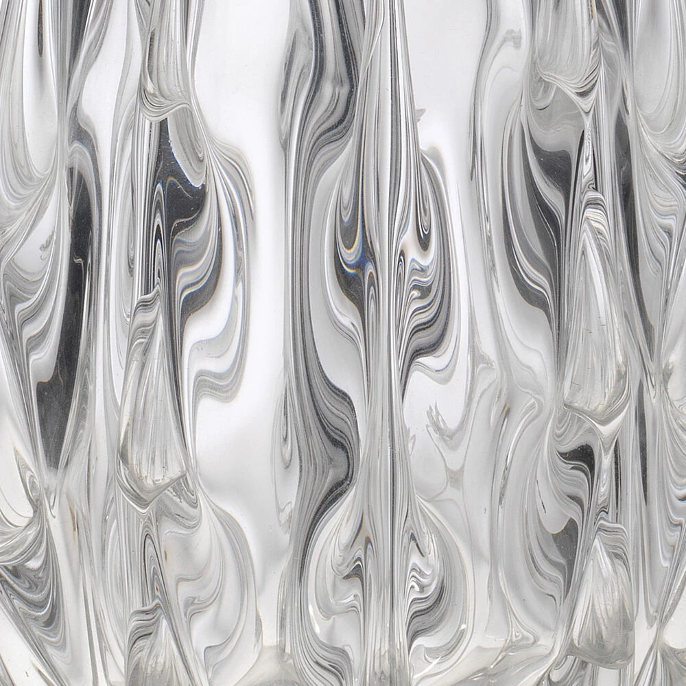 Laurel 26 Inch 150.00 Watt Clear Glass Table Lamp Portable Light 2 Laurel 26 Inch 150.00 Watt Clear Glass Table Lamp Portable Light - Image 2