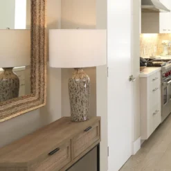 Nomad 30 Inch 100.00 Watt Brown Reactive Glaze Ceramic Table Lamp Portable Light -Home Decorate Shop 9nomadbrown 17