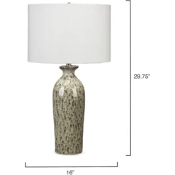 Nomad 30 Inch 100.00 Watt Brown Reactive Glaze Ceramic Table Lamp Portable Light -Home Decorate Shop 9nomadbrown 5