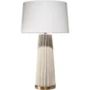Pleated 32.25 Inch 150.00 Watt Cream Table Lamp Portable Light